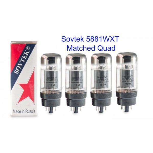 Sovtek 5881WXT Matched Quad